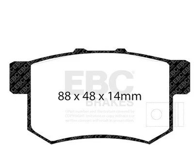 Juego de pastillas de freno trasero para 1999-2008 Acura TL 2000 2001 2002 2003 2004 2005 TD828JG Foto 1 de 4