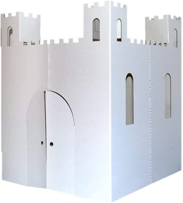 Castillo en blanco Easy Playhouse - Arte y artesanía para niños para diversión en interiores y exteriores, color, Foto 1 de 4
