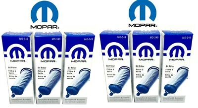 Картридж масляного фильтра Mopar Chrysler Jeep Dodge RAM 3,2 л 3,6 л V6 MO-349 КОМПЛЕКТ 6 - Изображение 1 из 2