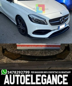 BAJO PARACHOQUES PARA MERCEDES CLASE A W176 SPOILER DELANTERO SPLITTER ABS .- - Imagen 1 de 11
