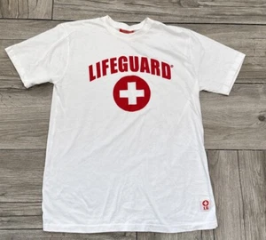 Officially Licensed Lifeguard Products White Lifeguard Tee T-Shirt Size Medium - Picture 1 of 4