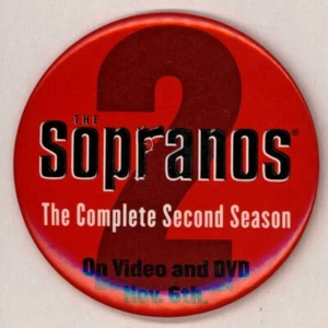 2000 Sopranos Second Season 3" Pinback Button - Bild 1 von 1