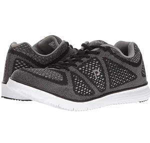 Zapatillas deportivas Propet Travelfit de malla para caminar para hombre talla 9 - negras/grises - Imagen 1 de 6
