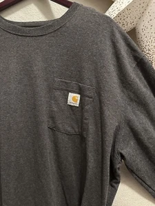 Carhartt K126-CRH 2XL REG Men's Long Sleeve T-Shirt, Size 2XL- Black - Picture 1 of 8