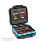 TUFF Memory Card Case. Holds 4 x SD Cards & microSD. Water & Shock Resist