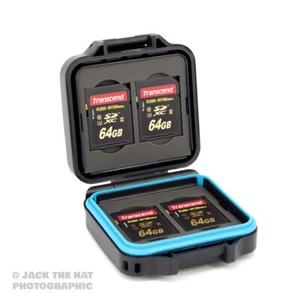 Étui pour carte mémoire TUFF. Contient 4 x cartes SD et 4 x microSD. Résistance à l'eau et aux chocs - Photo 1 sur 15
