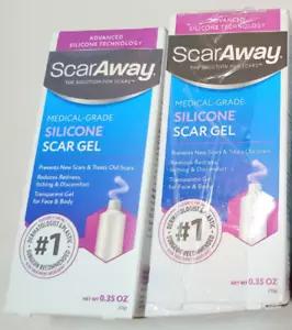 2x Gel cicatriz de silicona de grado médico ScarAway 0,35 oz 10 g caducidad 5/2027 - Imagen 1 de 4