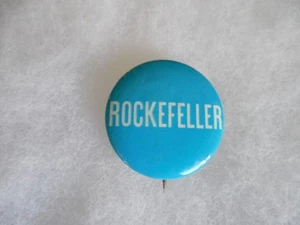 Nelson Rockefeller Presidential Pin Back Campaign Button Governor New York Local - Picture 1 of 2