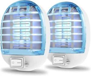 Bug Zapper Indoor, Fly Trap for Indoors, Electronic Mosquitoes Killer, (2 Packs) - Picture 1 of 12