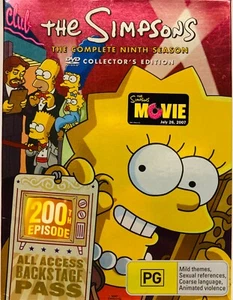 The Simpsons Complete Season 9 - Box Set DVD Collectors Edition - 4 Disc Set - Picture 1 of 14