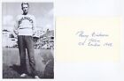 1948 London Olympics T&F 1500m or HENRY ERIKSSON Orig Autographe années 1980 #4