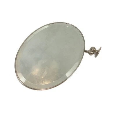 VBP1021 Antique c1905 Nickel on Brass Meyer Sniffen Swing & Pivot Shaving Mirror - Image 1 of 4