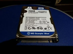 Hard Disk 250GB Western Digital WD2500BEVE-00A0HT0 - Pata 2.5" Ata Ide 5400 Rpm - Picture 1 of 1