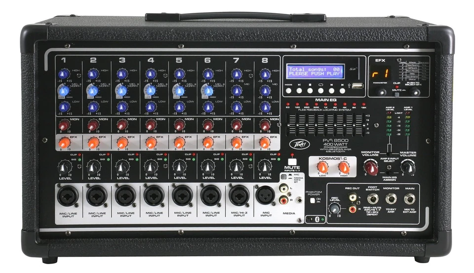 Peavey PVi 8500 Revolutionary 8 Channels All In One Powered Mixer - Image 1 of 2