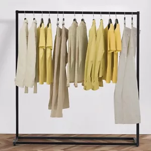 Commercial Clothing Garment Rack Retail Shop Black - Picture 1 of 7
