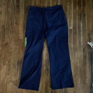 Women’s SCRUBSTAR Med. Navy Blue Drawstring Waist Style 90005 Scrub Pants. NWT. - Picture 1 of 2