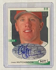 Autógrafos Sage Hit 2002 Emerald #H35 Chad Hutchinson Dallas Cowboys Stanford - Imagen 1 de 1
