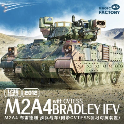 MAGIC FACTORY 2012 1/35 M2A4 Bradley IFV With CVTESS Model KIt - Image 1 of 4