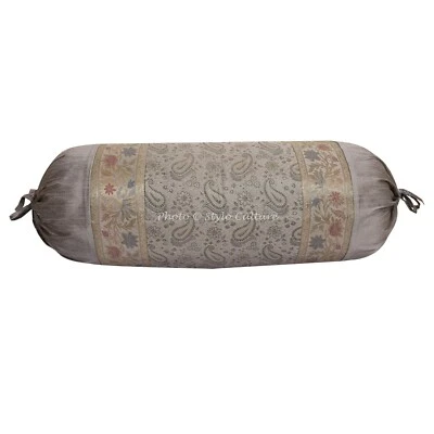 Funda de Almohada Jacquard Brocado Refuerzo Decoración del Hogar para Espalda y Meditación Foto 1 de 4