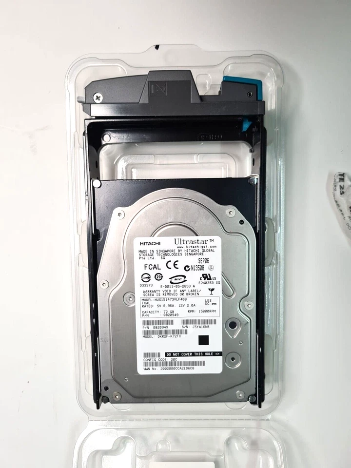 Hitachi R2F-K72FC 73GB 15000RPM SAS 3.5-inch Hard Drive - Image 1 of 4