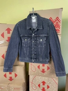 CHAQUETA DE CAMIONERO HELMUT LANG MASC Denim Hecha en Italia Unisex Hombre S Mujer L - Imagen 1 de 5