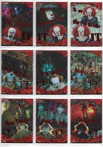 Stephen Kings IT - serie IT-A-001 - 9 tarjetas nivel B juego de persecución holofoil casi nuevo - Imagen 1 de 2