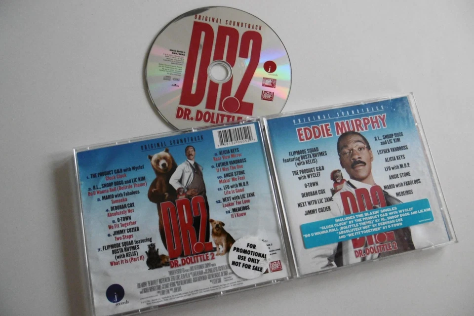 DR DOLITTLE 2 Soundtrack CD Album Keys Vandross Snoop Dogg Lil Kim Wyclef - Bild 1 von 1