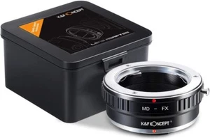 K&F Concept Manual Lens Adapter for Minolta MD MC Lens to Fujifilm FX Cameras - Picture 1 of 7