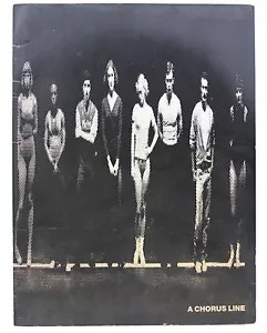 Guía de programas de colección de A Chorus Line de los años 70 elenco de New York Shakespeare Company - Imagen 1 de 10