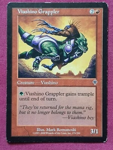 Magic The Gathering INVASION VIASHINO GRAPPLER tarjeta roja Magic The Gathering - Imagen 1 de 2