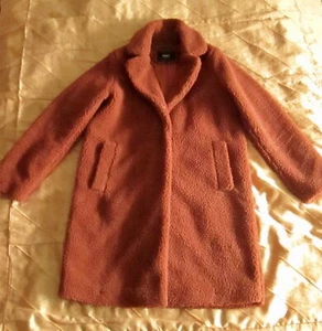 ONLY TEDDY BASIC PLÜSCH MANTEL SHERPA COAT ZIEGELROT L, 40 - Bild 1 von 11