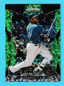 2019 Panini Prizm Ciambella Verde Lime Cerchi Lorenzo Cain #193 86/199 (NVB) - Foto 1 di 2