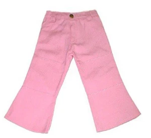 Pantalones de mezclilla rosa claro se adaptan a muñeca American Girl de 18 - Imagen 1 de 2