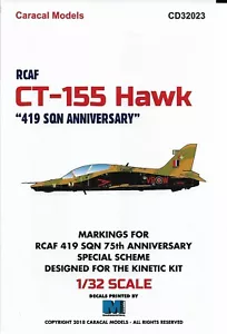 CD32023 Caracal Models 1:32 Royal Canadian Air Force CT-155 Hawk "419 Sqn" - Bild 1 von 4