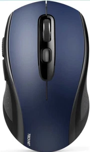 TECKNET Classic 2.4G Portable Optical Wireless Mouse & USB Receiver FREE BATTERY - Picture 1 of 11