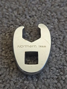 Northern 14mm Flare Nut Crowfoot Wrench 3/8" Drive 6pt - Foto 1 di 4