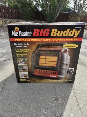 Calentador de propano portátil Mr. Heater Big Buddy 18.000 BTU MH18B Foto 1 de 4