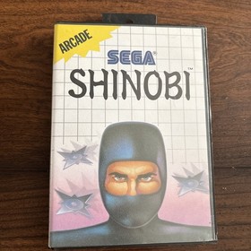 Shinobi (Sega Master System, 1988) Authentic. CIB. Manual Included *READ*