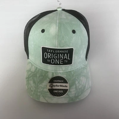 NUEVO CON ETIQUETAS TaylorMade Mujer Original One Trucker Sombrero Gorra de Golf Verde Tie Dye Snapback Foto 1 de 4