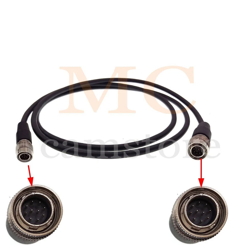 Panasonic Camera RCU MSU ROP Remote Link Cable Hirose 10 Pin Male to 10 Pin Male - Image 1 of 2