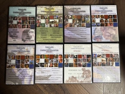 Lot Of 8 Film Clips For Character Education Episodes 1 - 8  For Counselors - Image 1 of 4