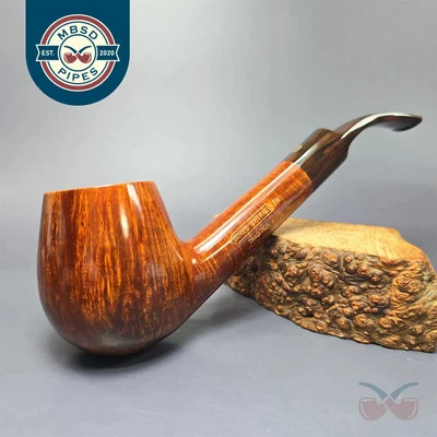 Pipa de brezo James Upshall Empire Tradition Magnum lisa doblada Estate, sin fumar Foto 1 de 4