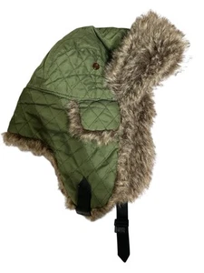 Cappello da sci invernale ASWER Trapper caldo soldato russo taglia unica verde militare - Foto 1 di 5