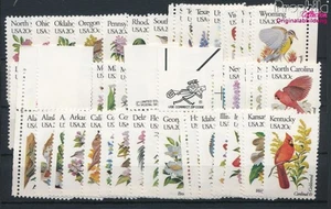 Briefmarken USA 1982 Mi 1532F-1581F Linienzähnung postfrisch Vögel u (10747959 - Photo 1/1