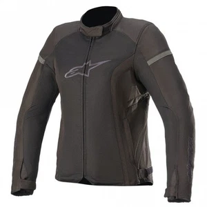 Alpinestars Ladies T-Kira **Air** Textile Motorcycle Jacket (Black/Tar Grey) - Picture 1 of 3