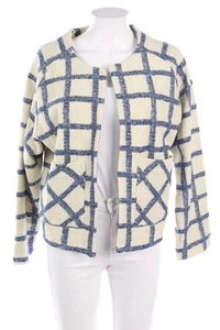 ESSENTIEL Antwerp Blazer-Jacke Glitzer Karo kariert D 40 dunkelblau créme - Bild 1 von 5