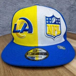Los Angeles Rams Mütze Cap Snap Back blau gelb Schild Logo NFL Football New Era - Bild 1 von 8