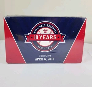 WASHINGTON NATIONALS latta ufficiale Major League da collezione 10 anni SGA 2015 nuova - Foto 1 di 7