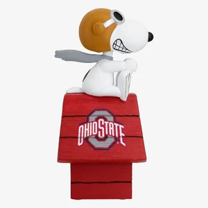 Snoopy Ohio State Buckeyes 2024 Peanuts Flying Ace Bobblehead NCAA College - Picture 1 of 1