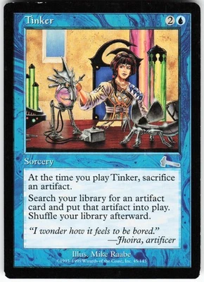 Tinker U MTG Urza's Legacy 45 NM - Image 1 of 2